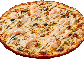 갈릭쉬림프 피자